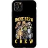 Grandio Design Beer & Alcohol Lover Drin Custodia per iPhone 11 Pro Max Home Brew Crew Bears Birra artigianale Birra Brewmaster divertente