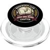 One Chapter More Bookworm Club Reading L Vintage Bookworm Lettura Retro Badge Library Reader Romanzo PopSockets PopGrip per MagSafe