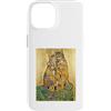 Gustav Klimt Portrait Custodia per iPhone 14 Gatto Giardino Bacio Gustav Klimt