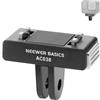 NEEWER BASICS Adattatore Supporto Magnetico a Sgancio Rapido Compatibile con Insta360 Ace Pro/Ace Pro 2, Accessori Action Camera a 2 Punte per Fotografia, Registrazione Video e Film, AC038