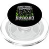 Emotional Support Husband Please Do Not Bootleg Meme Supporto emotivo Marito non animale domestico divertente PopSockets PopGrip per MagSafe