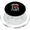 Pattinatore Quad Skate Roller Rink Rats Derby Till I Die a rotelle Derby Quad Pattini da discoteca PopSockets PopGrip per MagSafe