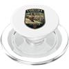 Cortina d'Ampezzo Skiing Family Trip Cor Cortina d'Ampezzo Sciare Famiglia Cortina Dolomiti PopSockets PopGrip per MagSafe