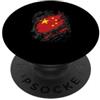 National Pride Designs Strappato Cina Bandiera Patriottica Nazionale Simbolo PopSockets PopGrip Adesivo