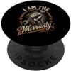 Mechanic I Am The Warranty Funny Craftsm Sono il meccanico di garanzia amante delle auto PopSockets PopGrip Adesivo