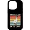 Funny Silly Goose Custodia per iPhone 14 Pro Oca stupida sul sciolto