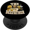 Funny Beekeeping Designs Beefather Divertente Apicoltura Papà PopSockets PopGrip Adesivo