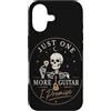 One More Guitar Custodia per iPhone 17 Chitarrista Scheletro Musicista Umorismo Musica