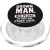 Dad Husband Family Life Uomo adulto Grandi piani Moglie Umorismo Matrimonio Scherzo Marito PopSockets PopGrip per MagSafe