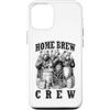 Grandio Design Beer & Alcohol Lover Drin Custodia per iPhone 12/12 Pro Home Brew Crew Bears Birra artigianale Birra Brewmaster divertente