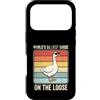 Funny Silly Goose Custodia per iPhone 17 Pro Oca stupida sul sciolto