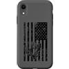 JB's Military Shop Custodia per iPhone XR Frogman, bandiera americana nera invecchiata