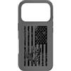 JB's Military Shop Custodia per iPhone 17 Pro Frogman, bandiera americana nera invecchiata