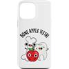 Punny Bone Custodia per iPhone 13 Pro Max Bone Apple Teeth - Divertente gioco di parole