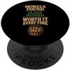 Gift For Mushroom Hunter Wild Morel Fora Morel Mushroom Hunter Wild Morel Funghi Foraggiamento PopSockets PopGrip Adesivo