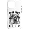 Grandio Design Beer & Alcohol Lover Drin Custodia per iPhone 16 Pro Home Brew Crew Bears Birra artigianale Birra Brewmaster divertente