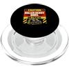 Pattinatore Quad Skate Roller Rink Rats Roller Derby Girl rotelle Derby Quad Pattini da discoteca PopSockets PopGrip per MagSafe