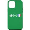 Soccer, Football , France , Vibes Custodia per iPhone 12 Pro Max Bandiera Francia Heartbeat - Soccer Fan Vibes - Calcio