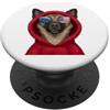 Belgian Malinois Puppy Lover PS Patriot Belgian Malinois Closeup Portrait US Flag Occhiali da sole PopSockets PopGrip Adesivo