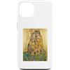 Gustav Klimt Portrait Custodia per iPhone 13 Gatto Giardino Bacio Gustav Klimt