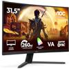 AOC Gaming Monitor C32G42ZE 32 pollici Curvo 1920x1080, FHD, 260Hz, VA Panel, 4ms GtG, (HDMI1x 2.0 DP 1x 1.4) HDR10, FreeSync Premium, Nero