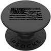 JB's Military Shop Frogman, bandiera americana nera invecchiata PopSockets PopGrip Adesivo
