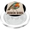 Robin Bird Outfit Costume da uccello carino per gli amanti dei pettirossi PopSockets PopGrip per MagSafe