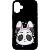 panda China animal zoo bear Himalayan ba Custodia per iPhone 16 Plus Panda Bear - Cappello con orecchie da coniglio