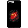 National Pride Designs Custodia per iPhone 7 Plus/8 Plus Strappato Cina Bandiera Patriottica Nazionale Simbolo