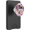 Spooky Reader Book Co Kawaii Halloween Ghost Cute Spooky Book Lover Boo Season PopSockets PopWallet per MagSafe