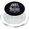 Winging It Science Insegnante di scienze Umorismo Chimica Giochi di parole Scherzo in classe PopSockets PopGrip per MagSafe