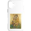 Gustav Klimt Portrait Custodia per iPhone 16 Plus Gatto Giardino Bacio Gustav Klimt