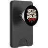 Funny Karate Designs Non lasciarti ingannare dalla coda di cavallo Karate Humor PopSockets PopWallet per MagSafe