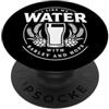 PeeKay Apparel - Beer Mi piace la mia acqua con orzo e luppolo birra artigianale umorismo PopSockets PopGrip Adesivo