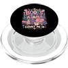 Books And Pajamas Reader Novelty Designs Se coinvolge libri e pigiami, contami nella lettura PopSockets PopGrip per MagSafe