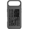 JB's Military Shop Custodia per iPhone Air Frogman, bandiera americana nera invecchiata