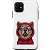 Chow Chow Puppy Lover PS Custodia per iPhone 11 Patriot Chow Chow Closeup - Occhiali da sole con bandiera americana