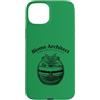 Miniature Garden Ecology Plant Botany Ha Custodia per iPhone 15 Plus Bioma Architetto Terrario Ecosistema botanico