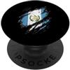 Guatemala Flag Art Bandiera del Guatemala Look Vintage Emblema Nazionale PopSockets PopGrip Adesivo