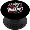 Mechanic I Am The Warranty Funny Craftsm Sono il meccanico di garanzia amante delle auto PopSockets PopGrip Adesivo