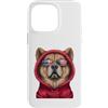 Chow Chow Puppy Lover PS Custodia per iPhone 14 Pro Max Patriot Chow Chow Closeup - Occhiali da sole con bandiera americana