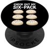 Bao Baozi Gnocco Panino Cinese Dim Sum Check Out My Six Pack PopSockets PopGrip Adesivo