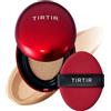 TIRTIR Mask Fit Red Cushion Foundation, Fondotinta A Copertura Totale, Leggero E Leggero, Adatto Alla Pelle, Satinato, Finitura Lucida, Costruibile (0,15 Fl Oz), Colore Macchiato 33N