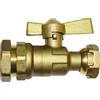 BOUTTE Boutt 2140180 SEV32 - Valvola 1/4 di giro femmina in ottone, per tubo in polietilene 32, 20 x 27