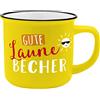 GRUSS & CO Gruss und Co 45786 Becher Gute Laune, New Bone China Porzellan, 35 cl