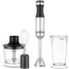 Ufesa Frullatore a Immersione Aquarius Max 1000W, Funzione Turbo, Controllo Velocità Variabile, 4 Lame ad Alta Efficacia, Piede Inox Smontabile, Antischizzi, Bicchiere 700ml, Tritatutto 500ml e Frusta