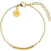 Purelei Anxiety Fidget Bracciale da donna - Bracciale a sfera in acciaio inox contro stress e irrequietezza - Impermeabile Antistress bracciale regolabile 16 - 20 cm - Per la consapevolezza e il relax