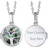 Suplight Collana Donna con Medaglione a Cuore Personalizzata Collana Donna con Foto Personalizzato Collana Donna Acciaio Inossidabile Personalizzata