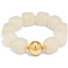 WOWORAMA Braccialetti con perline grosse per le donne colorate grandi perline quadrate braccialetto boho resina acrilica braccialetti elasticizzati dichiarazione braccialetto grosso gioielli estivi