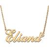 RONKAH Collana con ciondolo personalizzato con nome personalizzato con cuore collana personalizzata miglior regalo per le donne Natale San Valentino festa della mamma compleanno AU